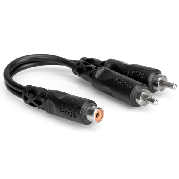 Main product image for Hosa YRA-105 Female RCA to Dual Male RCA Y-Cable241-9061